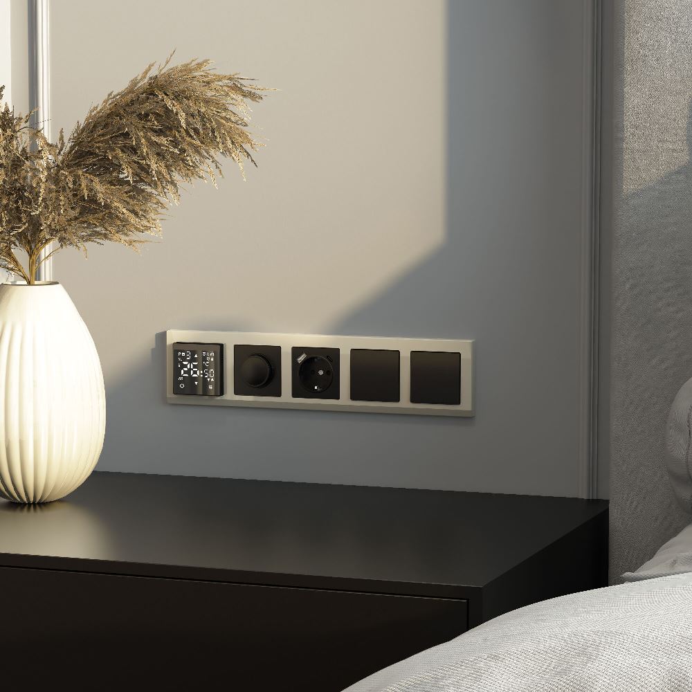 Рамка из поликарбоната Werkel Stark на 5 постов Слоновая кость W0051803 — изображение 2