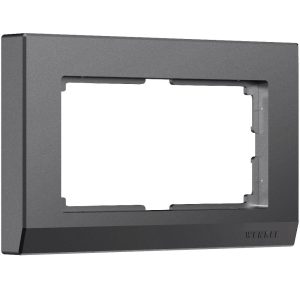 Рамка для двойной розетки Werkel Stark Графит матовый W0081864