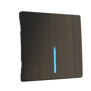 Клавиша для выключателя одноклавишного Werkel c подсветкой Бронза W1119112