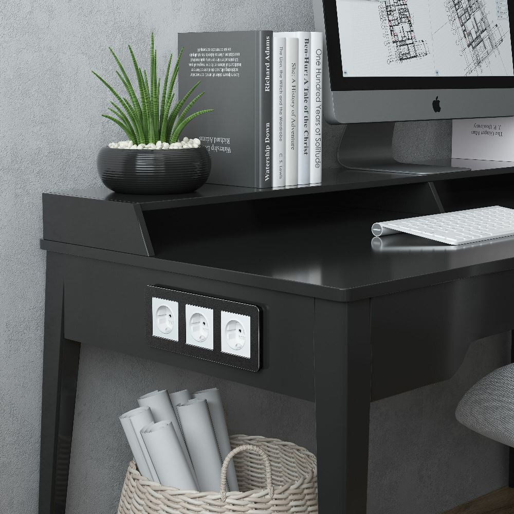 Розетка встраиваемая Werkel с заземлением и шторками Белый матовый W1171161 — изображение 3