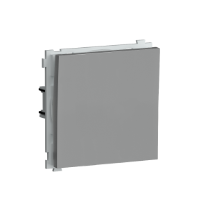 Выключатель одноклавишный встраиваемый Donel R98 Алюминий матовый DA10100-DA29626