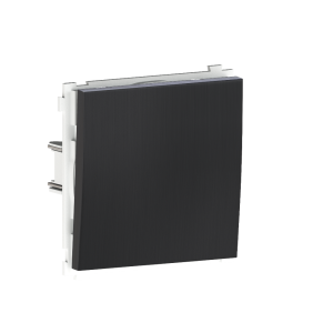 Выключатель одноклавишный встраиваемый перекрестный Donel R98 Metal Вороненая сталь DA10700-DA296GS