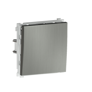 Выключатель одноклавишный встраиваемый перекрестный Donel R98 Metal Никель DA10700-DA296NB