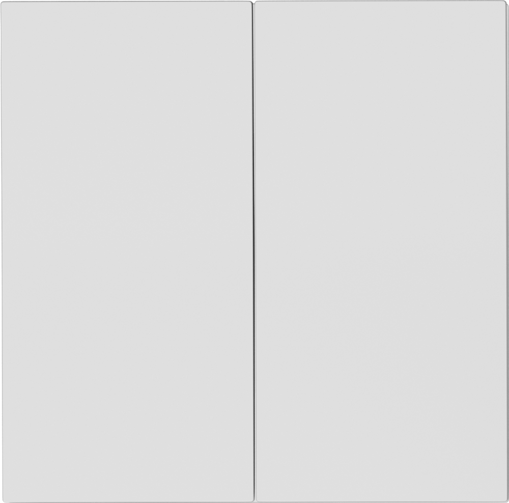 Выключатель двухклавишный встраиваемый перекрестный Donel R98 Белый матовый DA10900-DA29533 — изображение 2