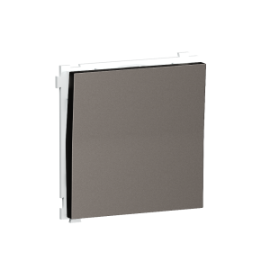 Выключатель одноклавишный встраиваемый Donel R98 звонкового типа Сталь матовая DA15100-DA29637