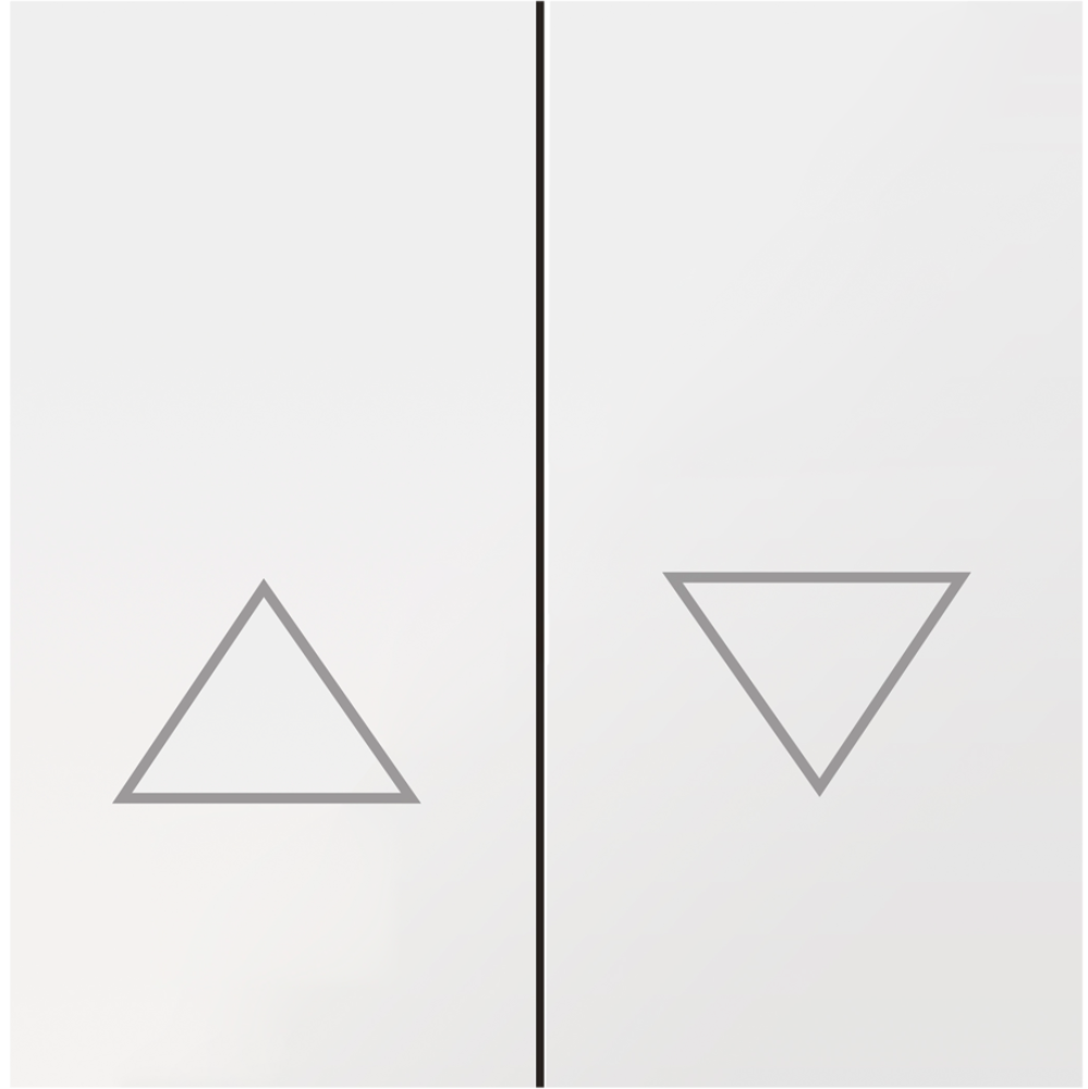 Выключатель жалюзи встраиваемый Donel R98 Белый глянцевый DA15800-DA29403 — изображение 2