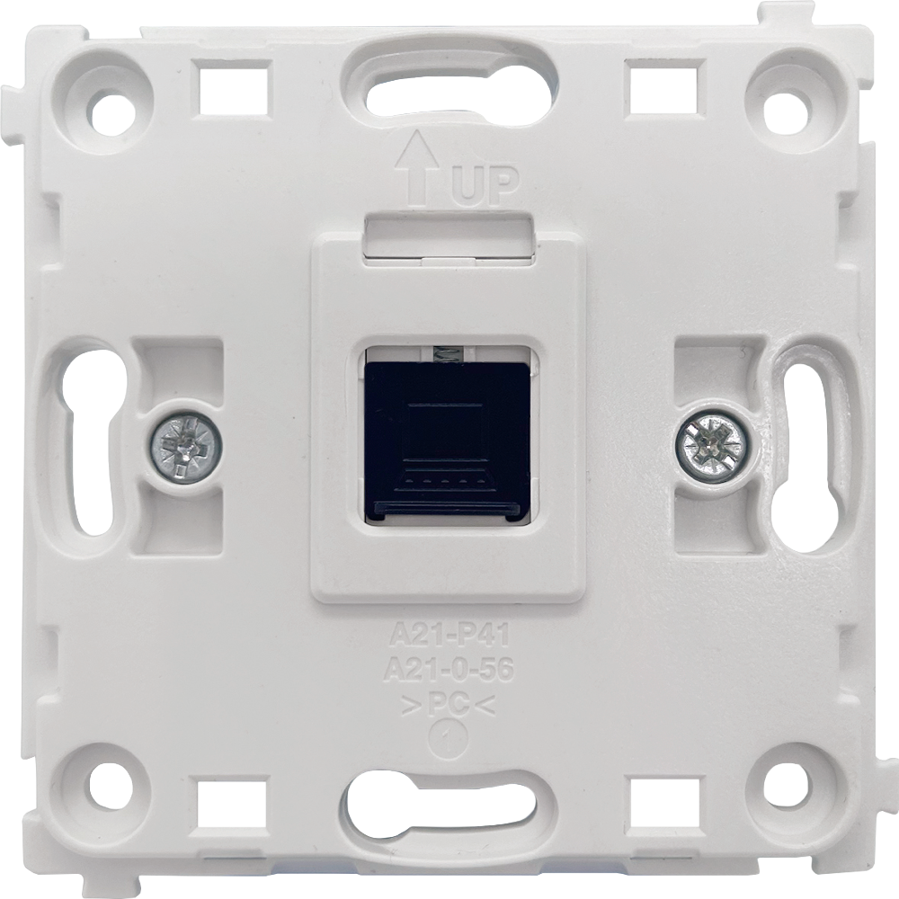 Розетка встраиваемая Ethernet Donel R98 RJ45 cat.6 Карбон матовый DA16200-DA83930 — изображение 3