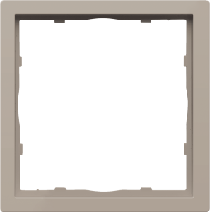 Рамка пластиковая Donel R98 нa 1 пост Кашемир матовый DA21135