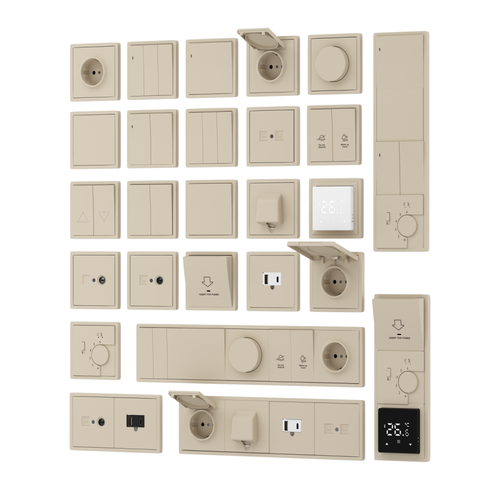Рамка пластиковая Donel R98 нa 1 пост Кашемир матовый DA21135 — изображение 2