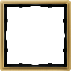 Рамка из металла Donel R98 Metal на 1 пост Золото матовое DA211BR