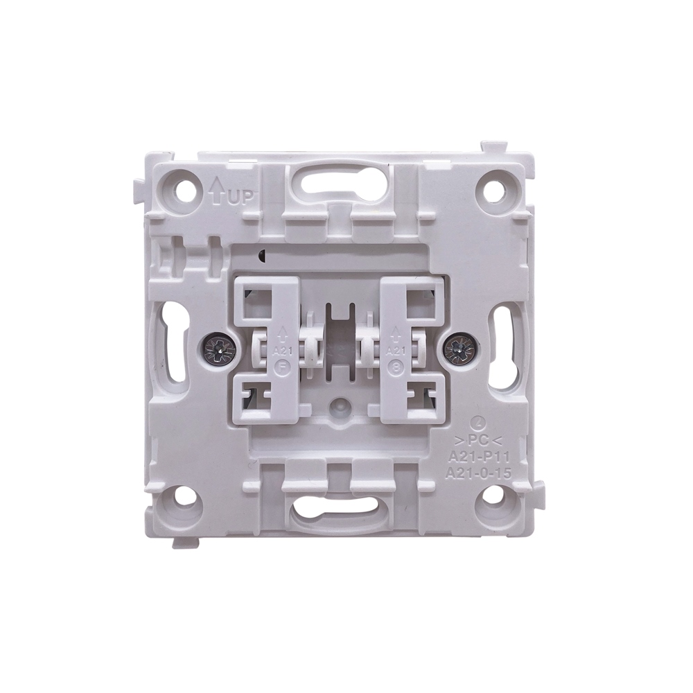 Выключатель двухклавишный встраиваемый Donel R98 звонкового типа Кашемир матовый DA25100-DA29535 — изображение 5