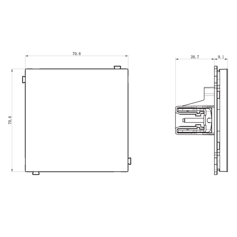 Заглушка Donel R98 Карбон матовый DA26830 — изображение 3
