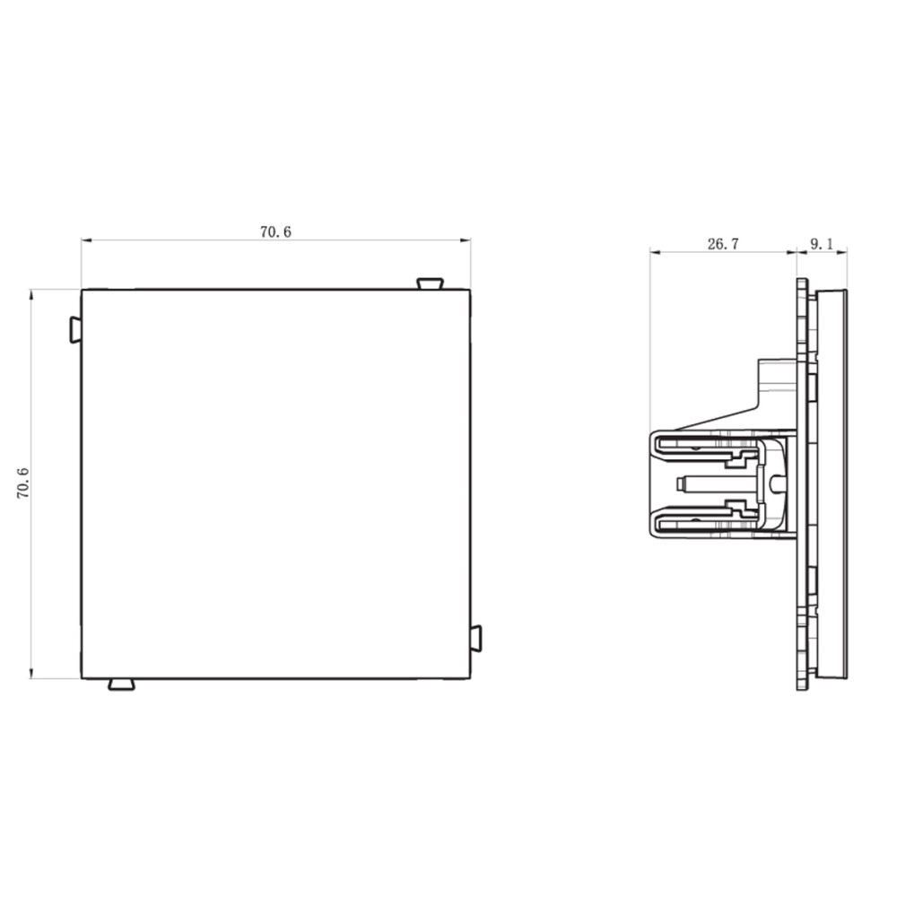Заглушка Donel R98 Кашемир матовый DA26835 — изображение 3