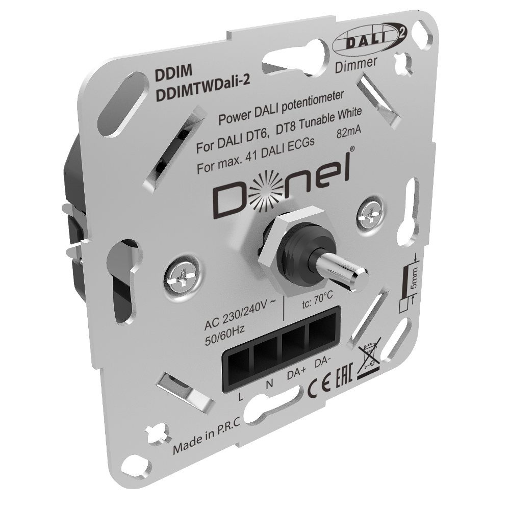 Диммер Donel R98 Dali роторный Кашемир матовый DDIMTWDali-2-DA65035 — изображение 3