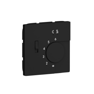 Терморегулятор механический Donel R98 с внешним датчиком пола Карбон матовый DTEF231-DA14930