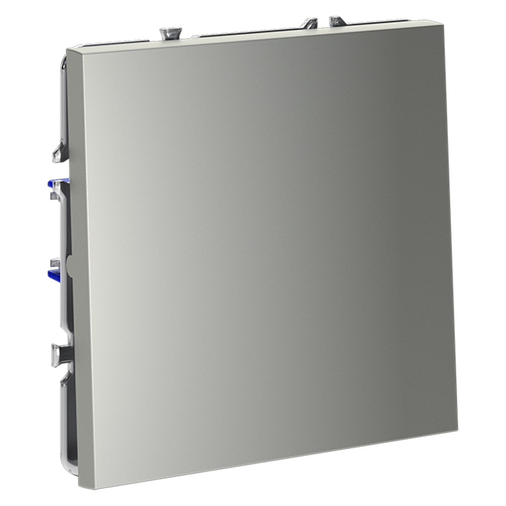 Выключатель одноклавишный встраиваемый Voltum S70 Сталь VLS010105 — изображение 2