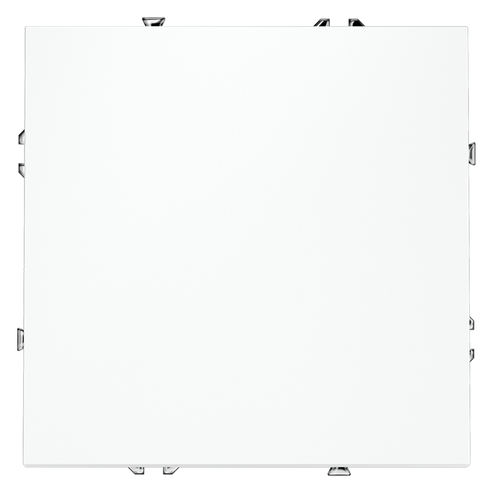 Выключатель одноклавишный встраиваемый проходной Voltum S70 Белый матовый VLS010302