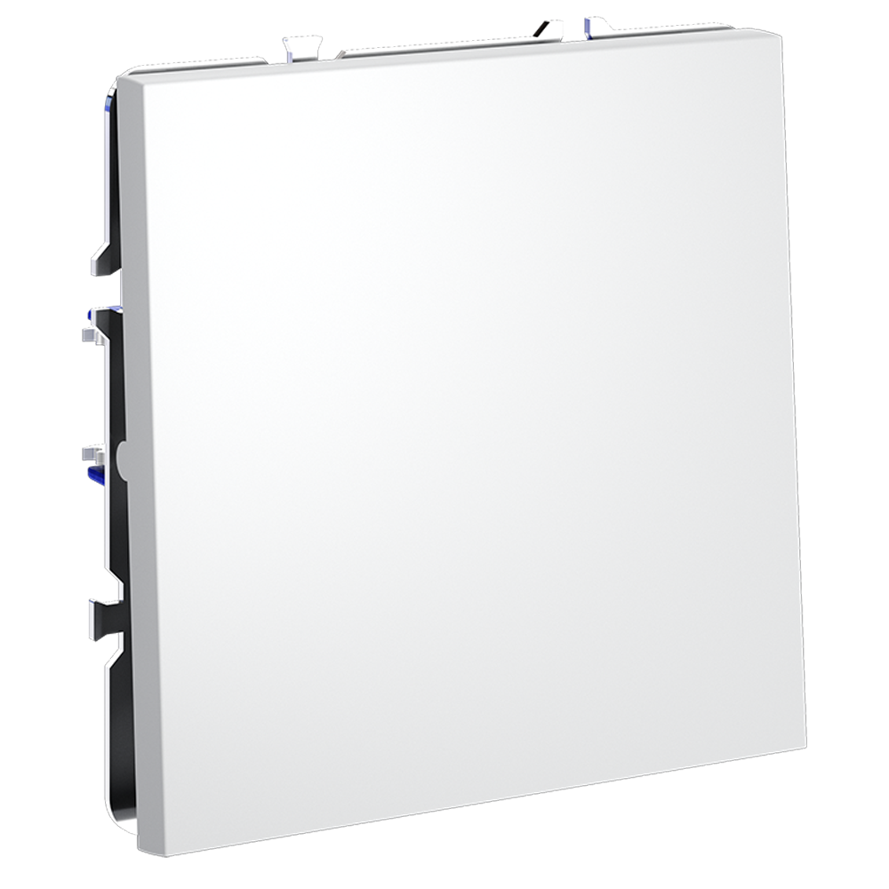 Выключатель одноклавишный встраиваемый с самовозвратом Voltum S70 Белый матовый VLS010602 — изображение 2