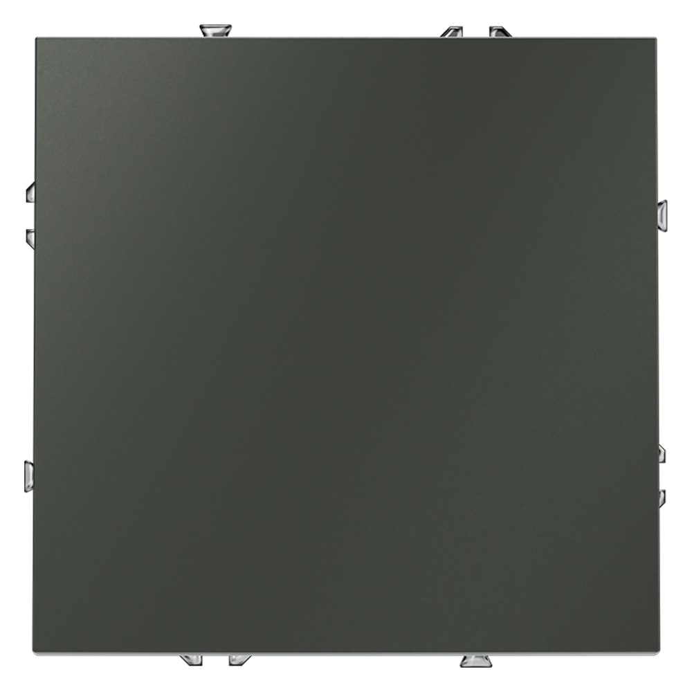 Выключатель одноклавишный встраиваемый с самовозвратом Voltum S70 Титан VLS010606