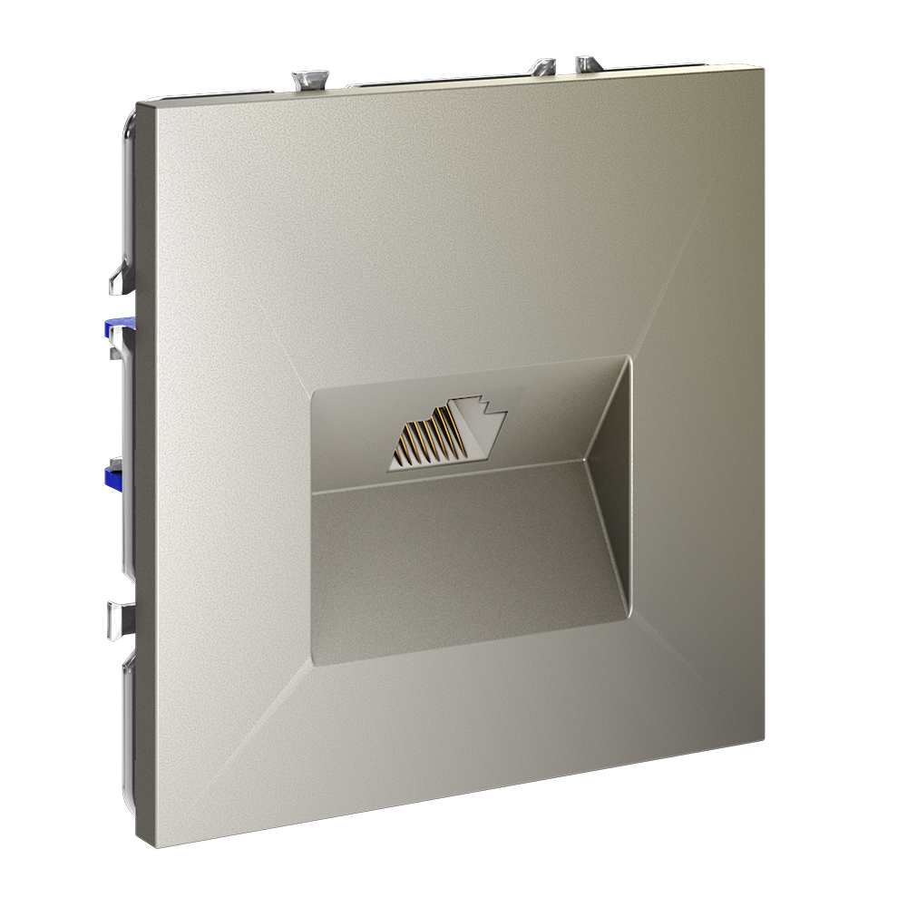 Розетка встраиваемая Ethernet Voltum S70 RJ45 cat.6 Шелк VLS060104 — изображение 2