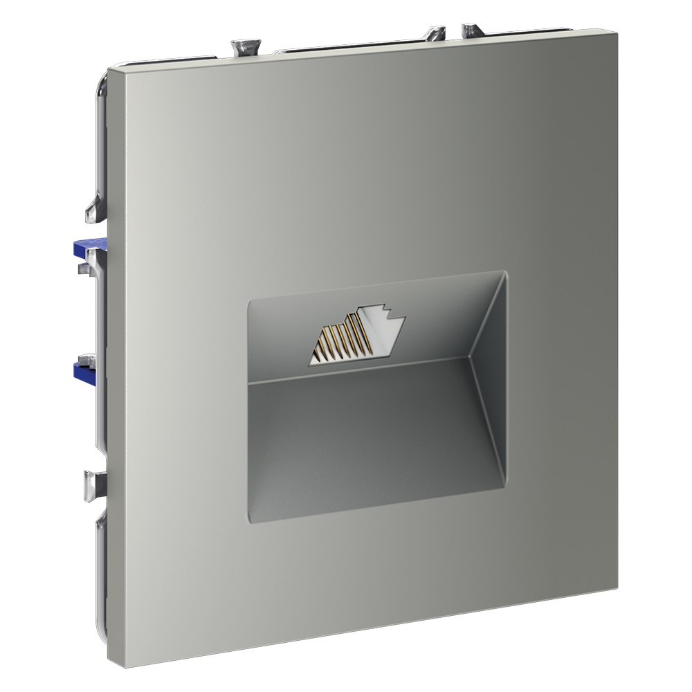Розетка встраиваемая Ethernet Voltum S70 RJ45 cat.6 Сталь VLS060105 — изображение 2