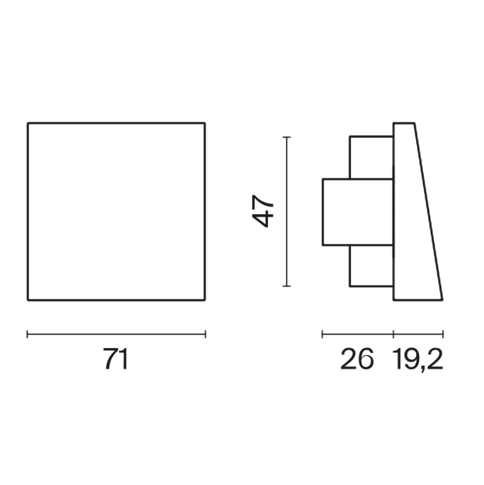 Вывод кабеля Voltum S70 Белый матовый VLS080202 — изображение 5