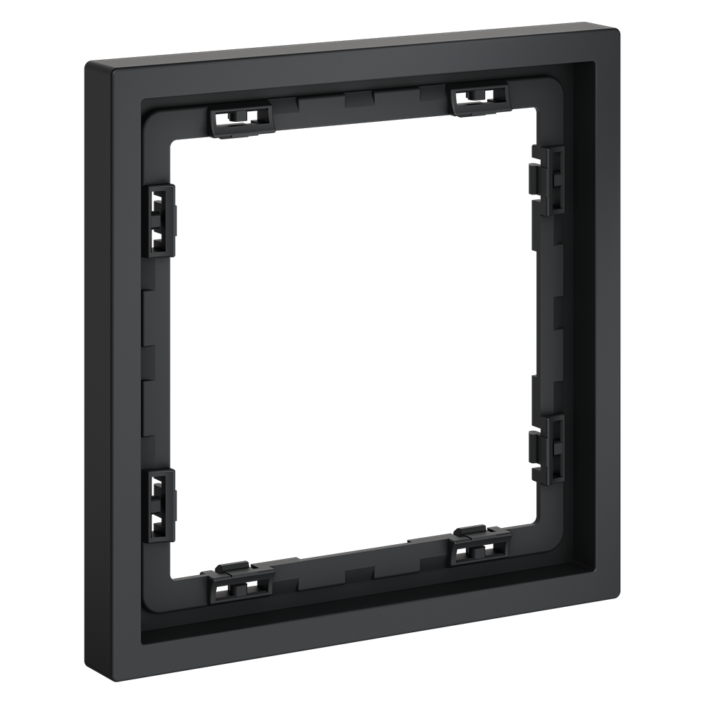 Рамка пластиковая Voltum S70 на 1 пост Графит глянцевый VLS100107 — изображение 2