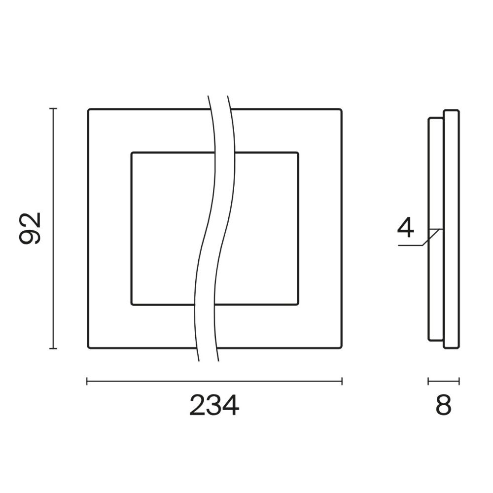 Рамка стеклянная Voltum S70 на 3 поста Титан глянцевый VLS110306 — изображение 5