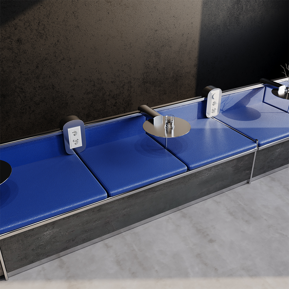 Рамка стеклянная Voltum S70 на 3 поста Белый матовый VLS110302 — изображение 4