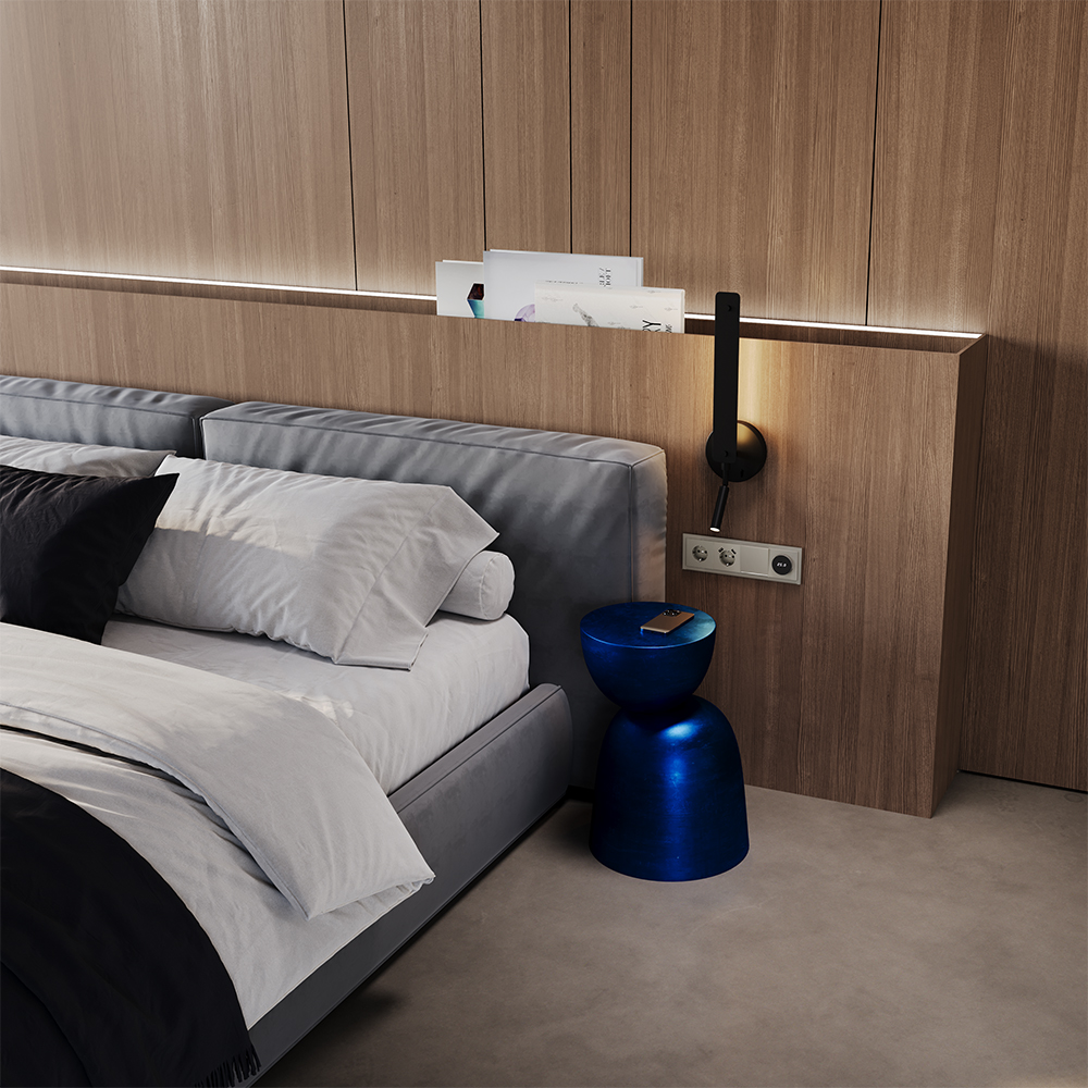 Рамка стеклянная Voltum S70 на 4 поста Шелк глянцевый VLS110404 — изображение 4