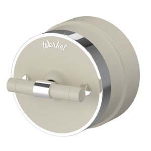 Переключатель-выключатель одноклавишный Werkel Vintage Слоновая кость матовый / Хром W5812055